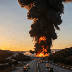 Castaic Gas Explosion Shuts Down I-5 Freeway, Prompts Shelter-in-Place Orders News
