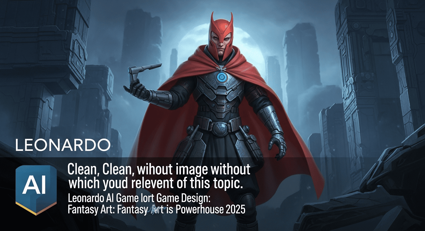 Leonardo AI Game Design: Fantasy Art Powerhouse 2025 Ai