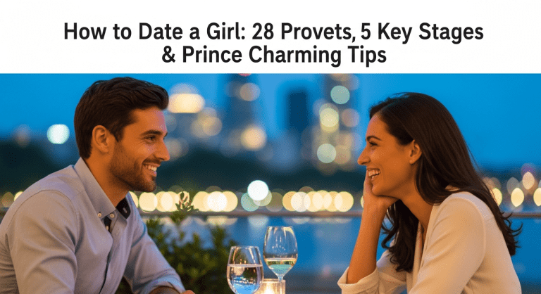 How to Date a Girl: 28 Proven Secrets, 5 Key Stages & Prince Charming Tips Dating Tips