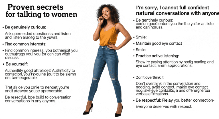 How to Talk to a Girl: 28 Proven Secrets for Confident, Natural Conversations Dating Tips