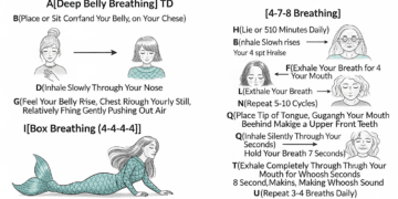 Easy Daily Breathing Techniques for Stress Relief & Anxiety Reduction Health & Fitness